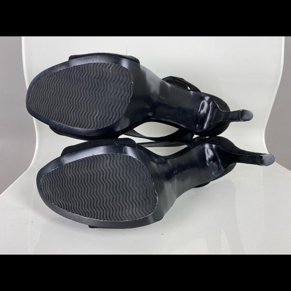Diane Von Furstenberg Suede Zia Heel Sandal Sz 9.5